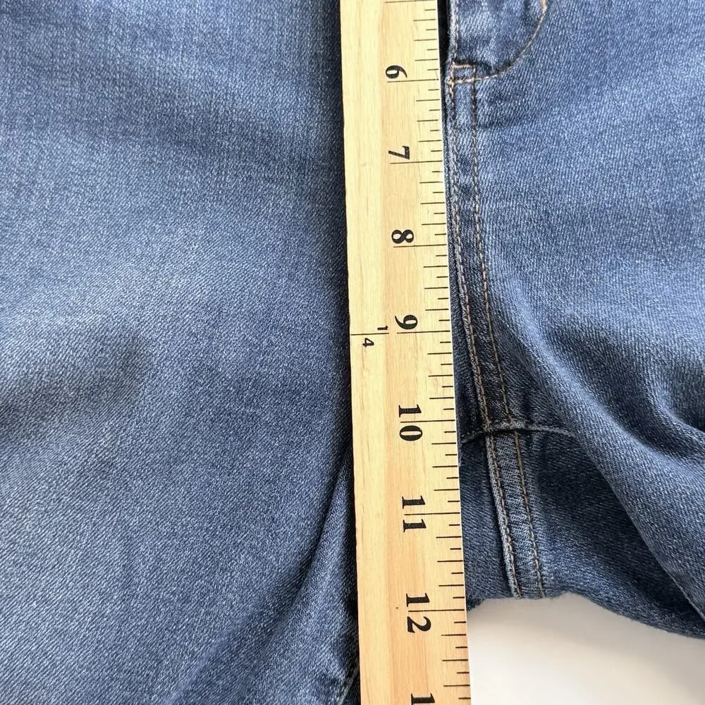 J. Jill Denim Jeans Size 12 Weekender Straight Leg Medium Wash Capsule Stretch